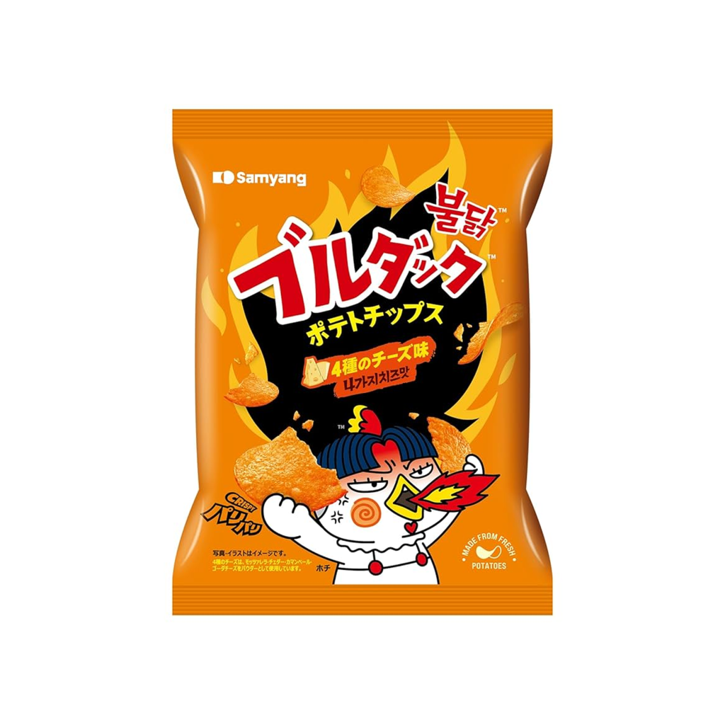 Samyang Buldak Potato Chips Quattro Cheese flavor 55g – Wise Trading Group