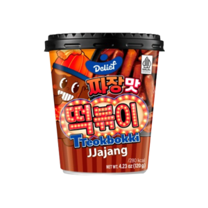 Tteokbokki Cup Jjajang Halal 120g – Wise Trading Group